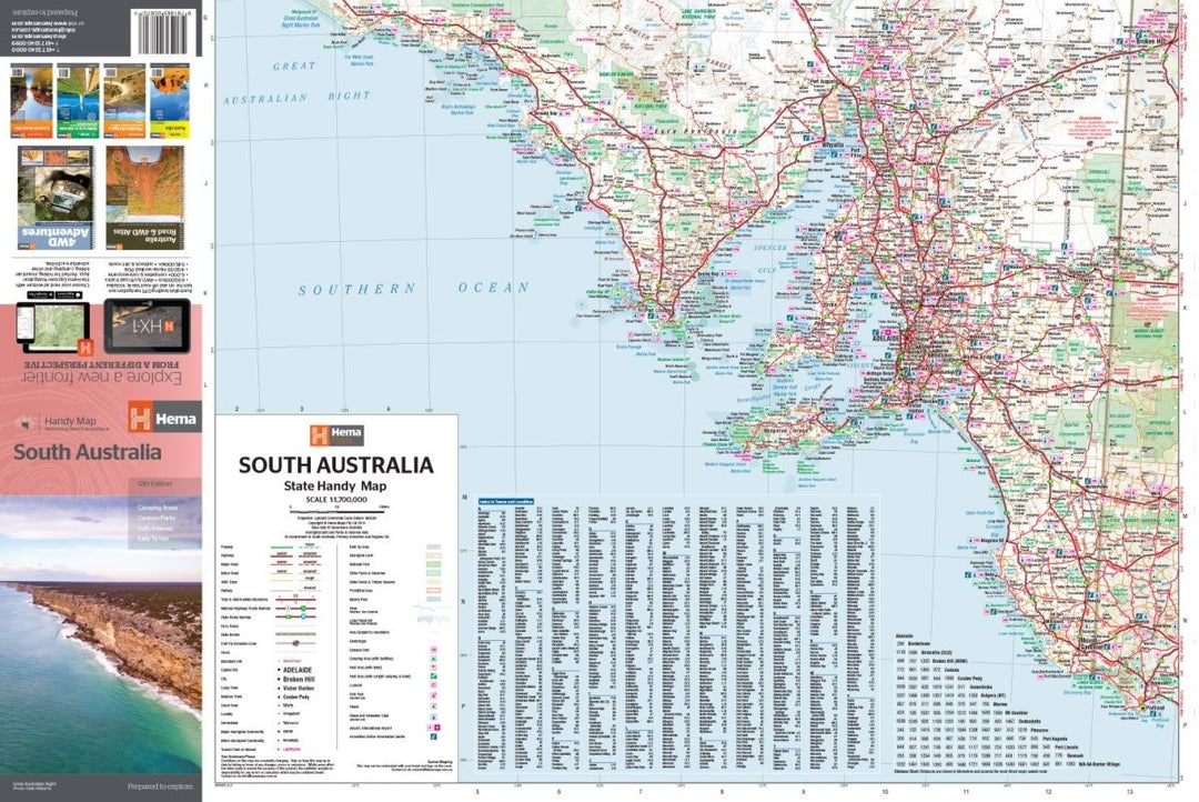 South Australia Handy Map - Hema Maps - Maps - 9781865008707 - Caravan World