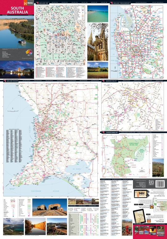South Australia State Map - Hema Maps - Maps - 9781865009865 - Caravan World