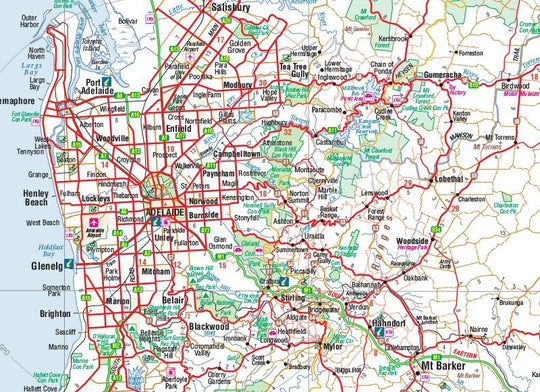 South Australia State Map - Hema Maps - Maps - 9781865009865 - Caravan World