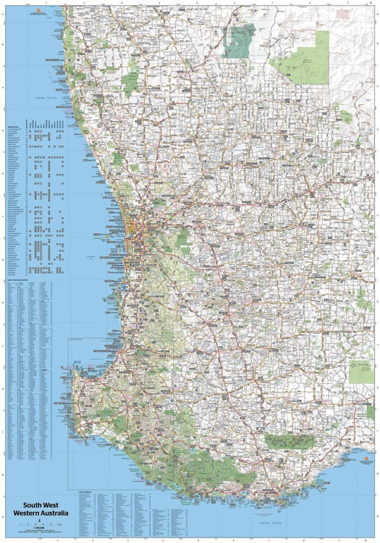 South West Western Australia Map - Hema Maps - Maps - 9321438001621 - Caravan World