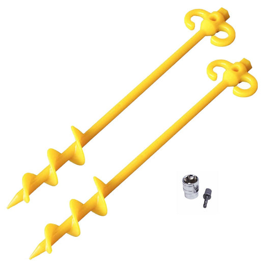 Supa Peg- Sand Screw Peg 15mm x 500mm Kit - Supapeg Australia - SSTPPCY500H -Caravan World