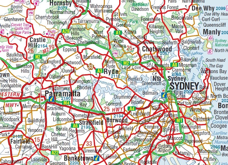 Sydney & Region Map - Hema Maps - Maps - 9781925625103 - Caravan World