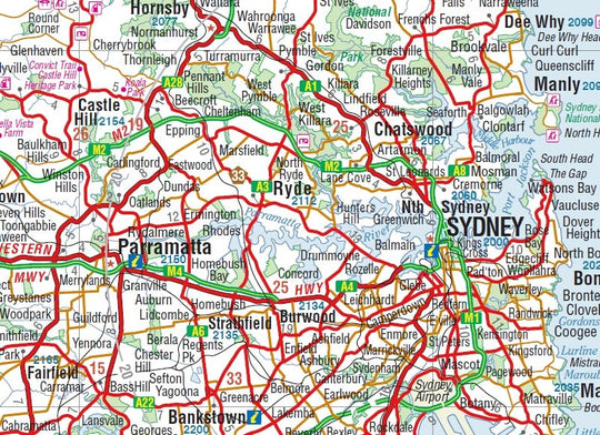Sydney & Region Map - Hema Maps - Maps - 9781925625103 - Caravan World