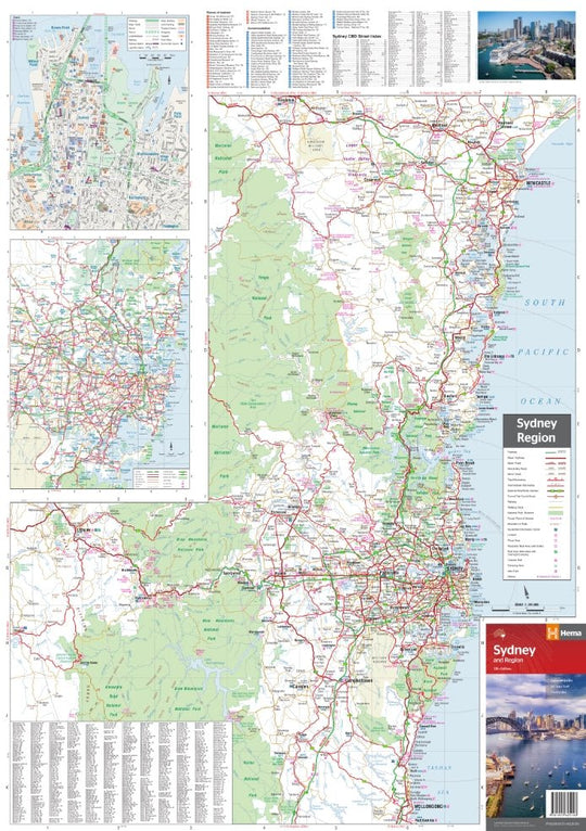 Sydney & Region Map - Hema Maps - Maps - 9781925625103 - Caravan World