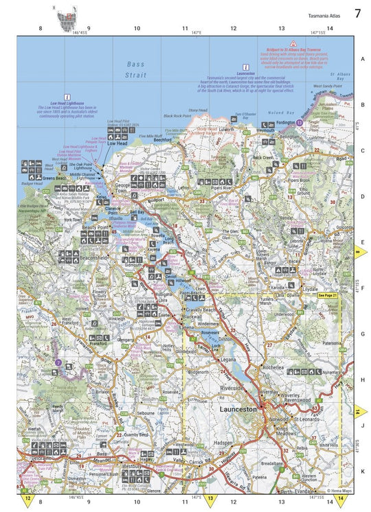 Tasmania Atlas & Guide - Hema Maps - Books - 9321438001973 - Caravan World