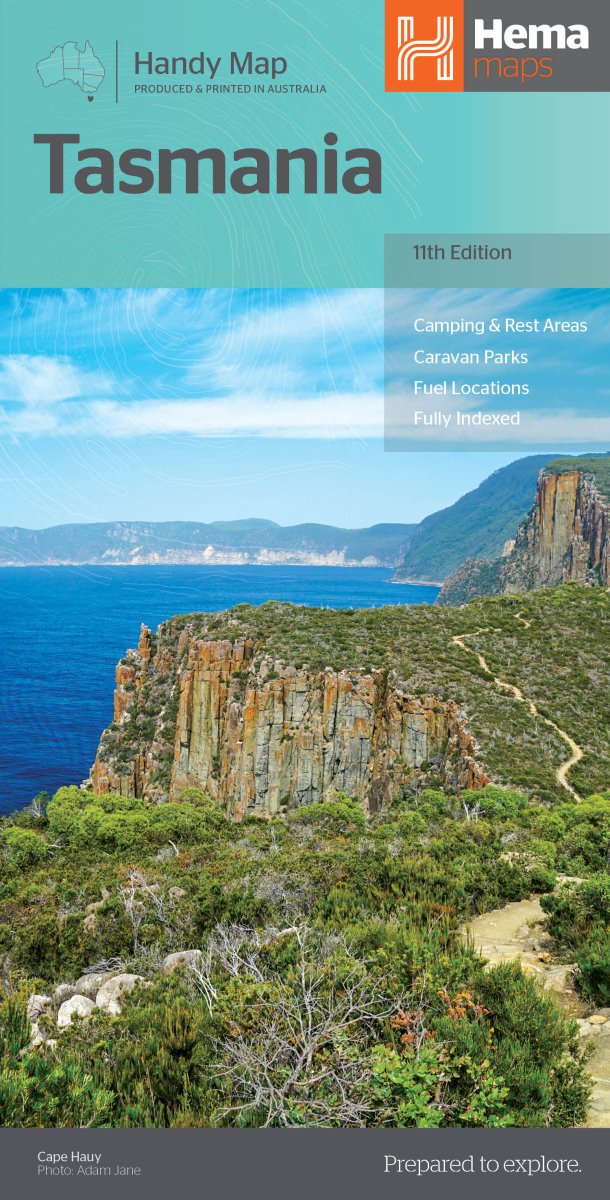 Tasmania Handy Map - Hema Maps - Maps - 9321438002246 - Caravan World