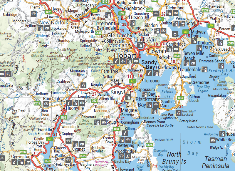 Tasmania State Map - Hema Maps - Maps - 9321438002208 - Caravan World