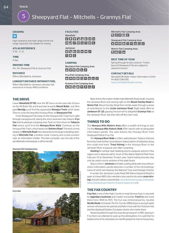 The Victorian High Country Atlas & Guide - Hema Maps - Books - 9781876413149 - Caravan World