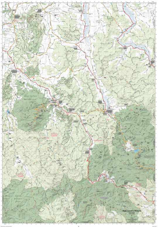 The Victorian High Country - North Western Map - OE - Hema Maps - Maps - 9321438001720 - Caravan World