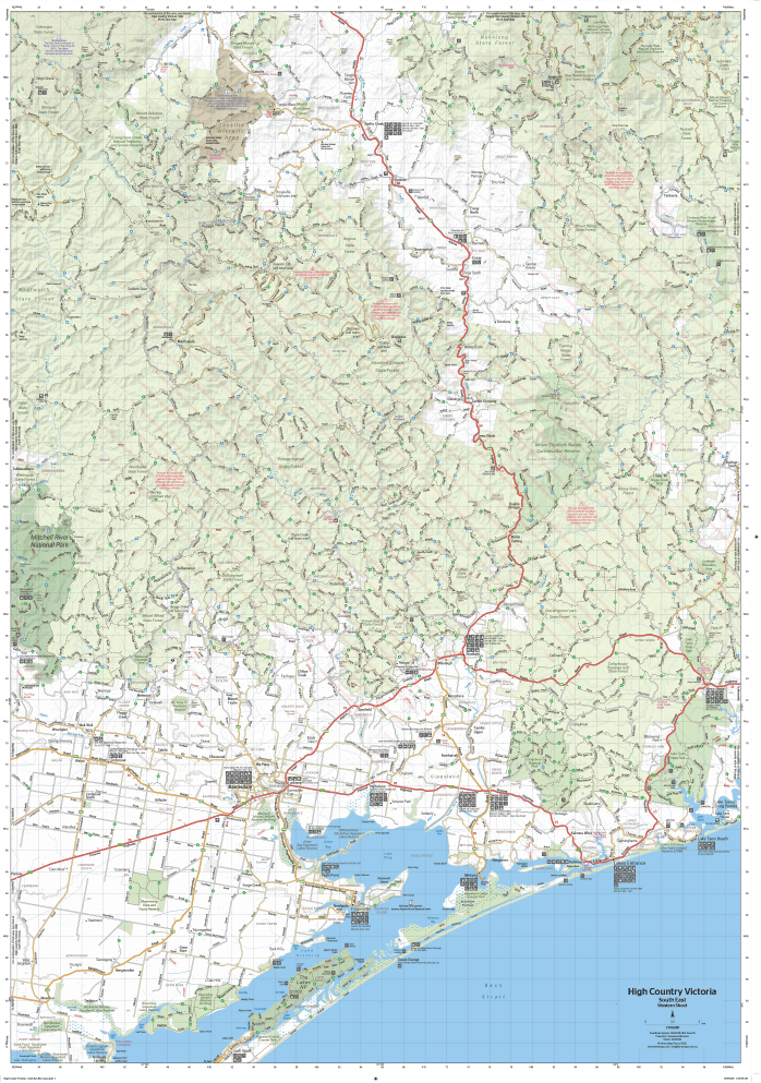 The Victorian High Country - South Eastern Map - OE - Hema Maps - Maps - 9321438001744 - Caravan World