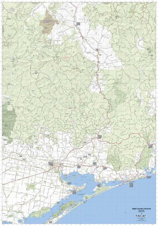 The Victorian High Country - South Eastern Map - Hema Maps - Maps - 9781923354050 - Caravan World