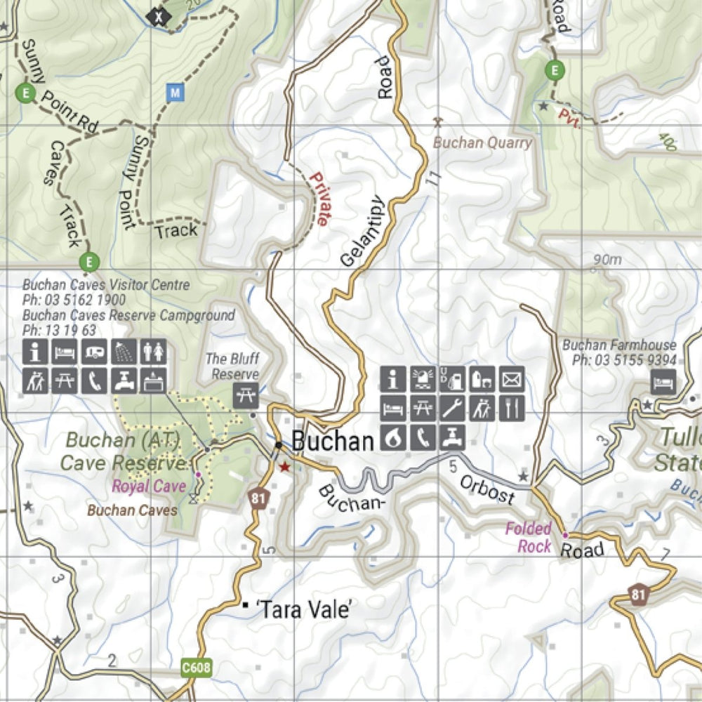 The Victorian High Country - South Eastern Map - Hema Maps - Maps - 9781923354050 - Caravan World