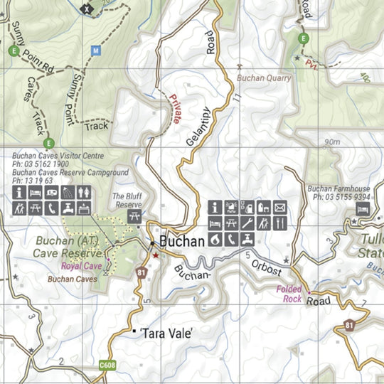 The Victorian High Country - South Eastern Map - Hema Maps - Maps - 9781923354050 - Caravan World