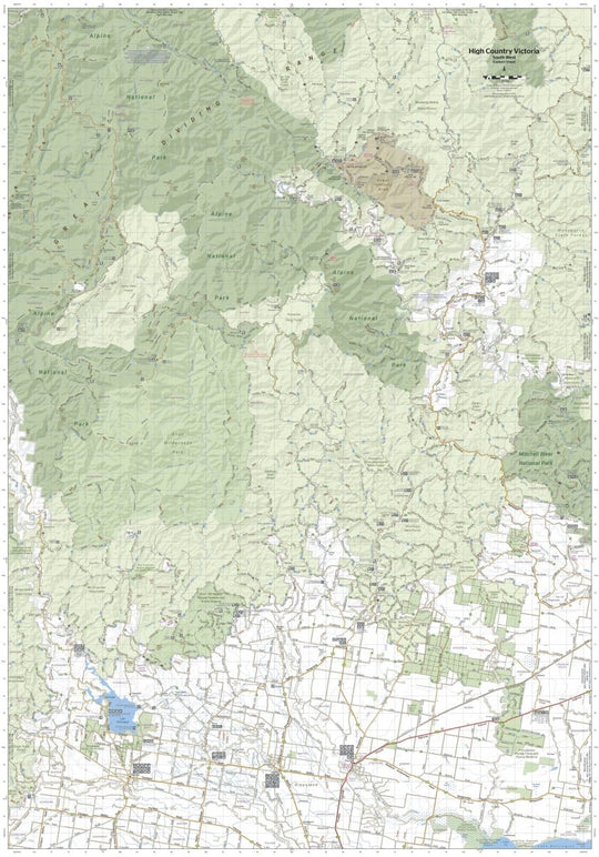 The Victorian High Country - South Western Map - Hema Maps - Maps - 9781923354067 - Caravan World