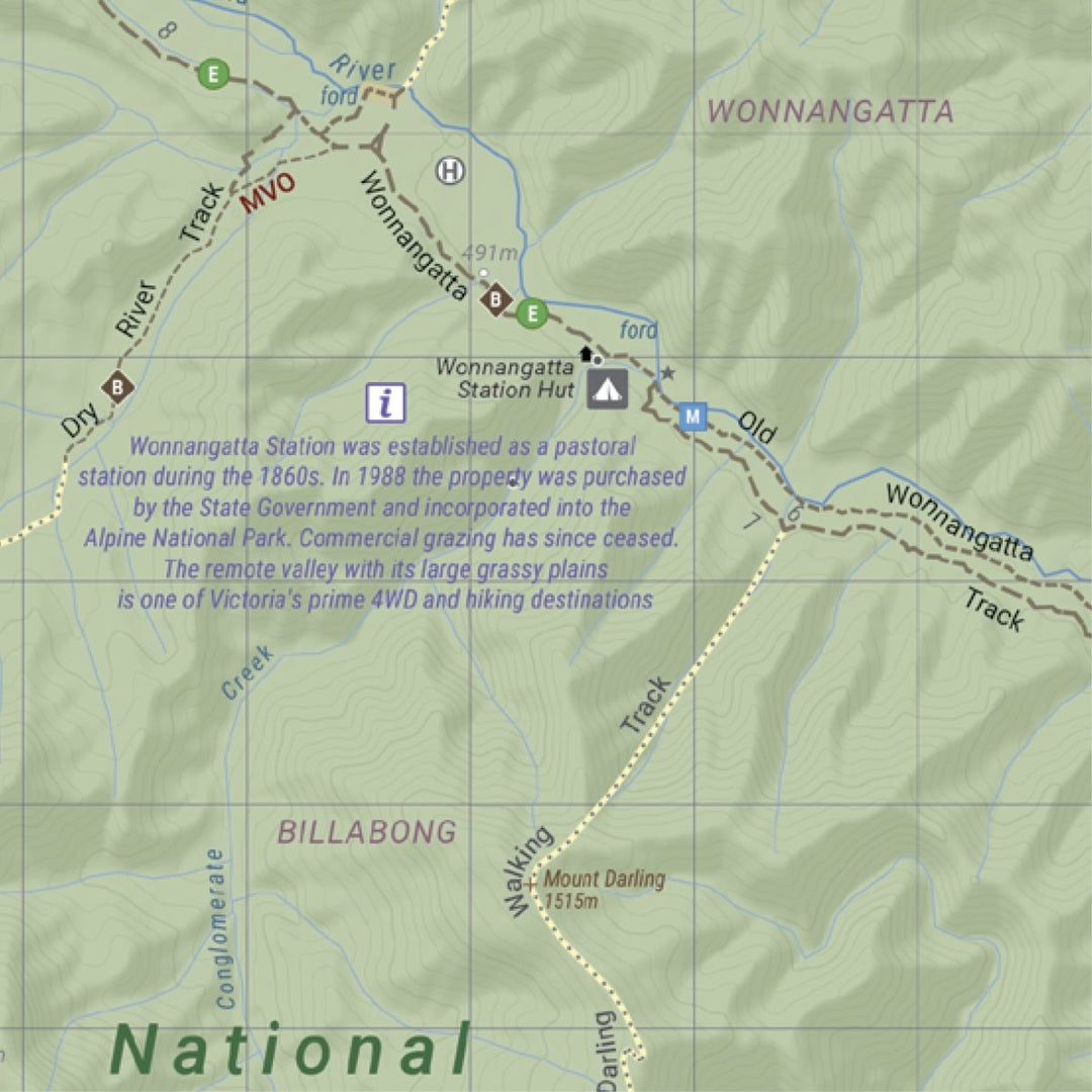 The Victorian High Country - South Western Map - Hema Maps - Maps - 9781923354067 - Caravan World