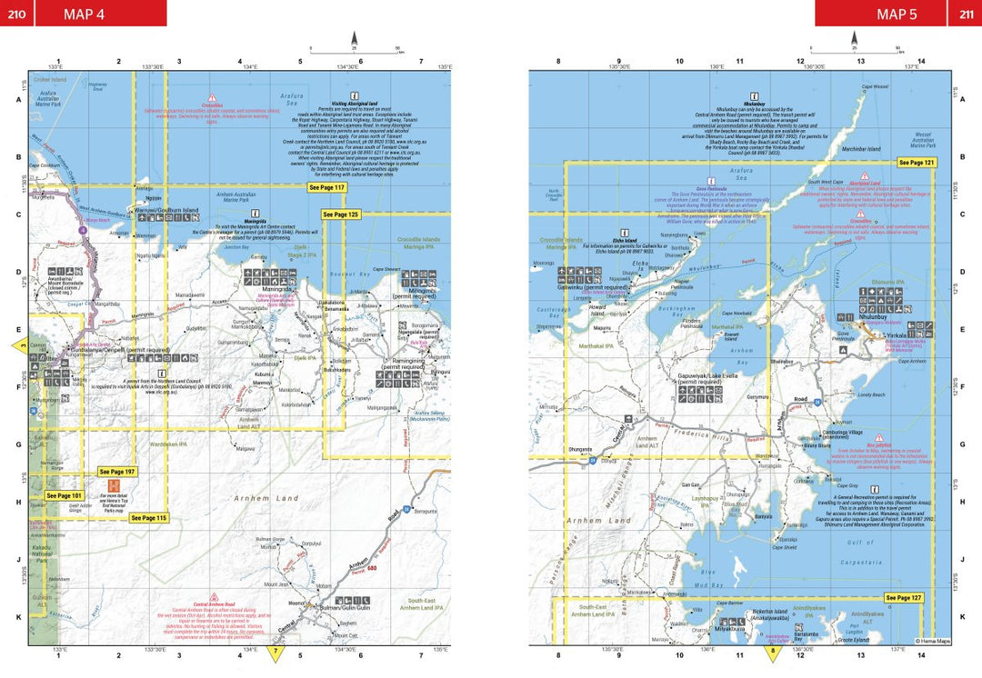 Top End and Gulf Atlas & Guide - Hema Maps - Books - 9781922668943 - Caravan World