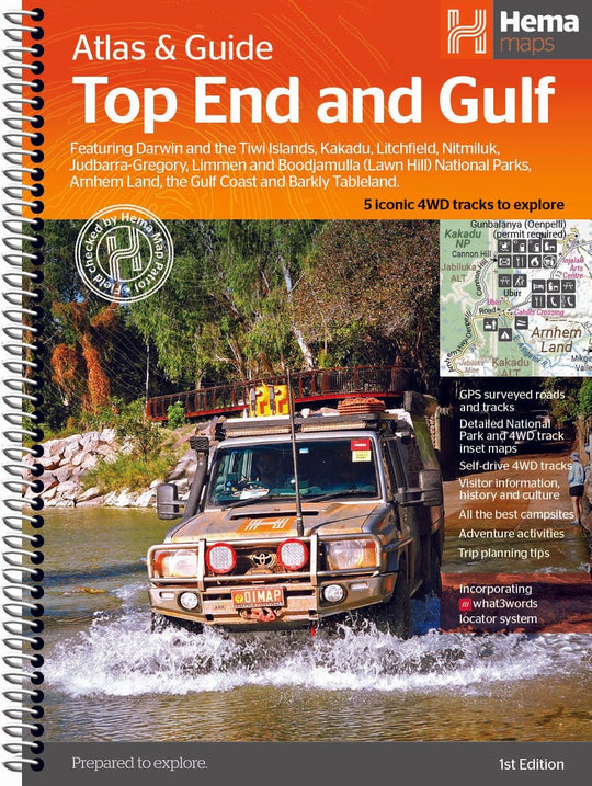 Top End and Gulf Atlas & Guide - Hema Maps - Books - 9781922668943 - Caravan World