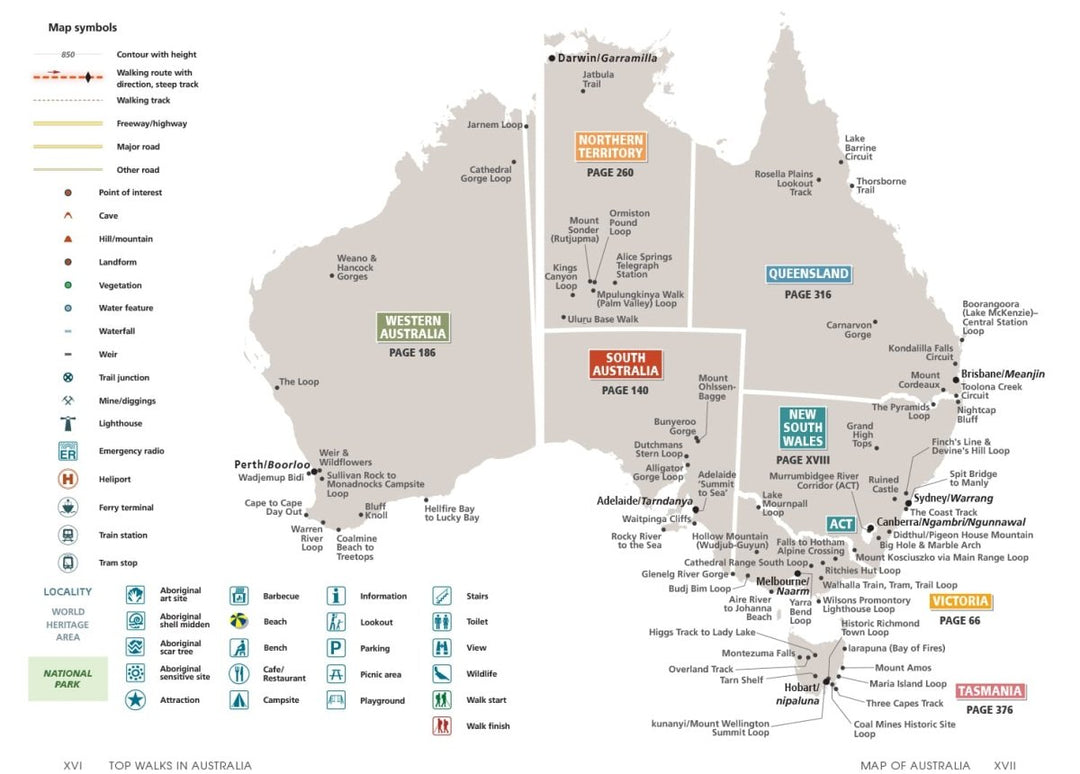 Top Walks in Australia 2nd edition - Hardie Grant - 9781741177800 - Caravan World