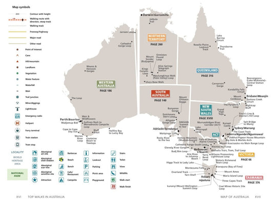 Top Walks in Australia 2nd edition - Hardie Grant - 9781741177800 - Caravan World