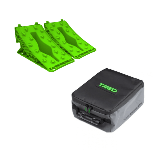 Tred GT Whell Chock with Bag - Green - Hema Maps - Bundle - Digital - CWBOM-12 -Caravan World