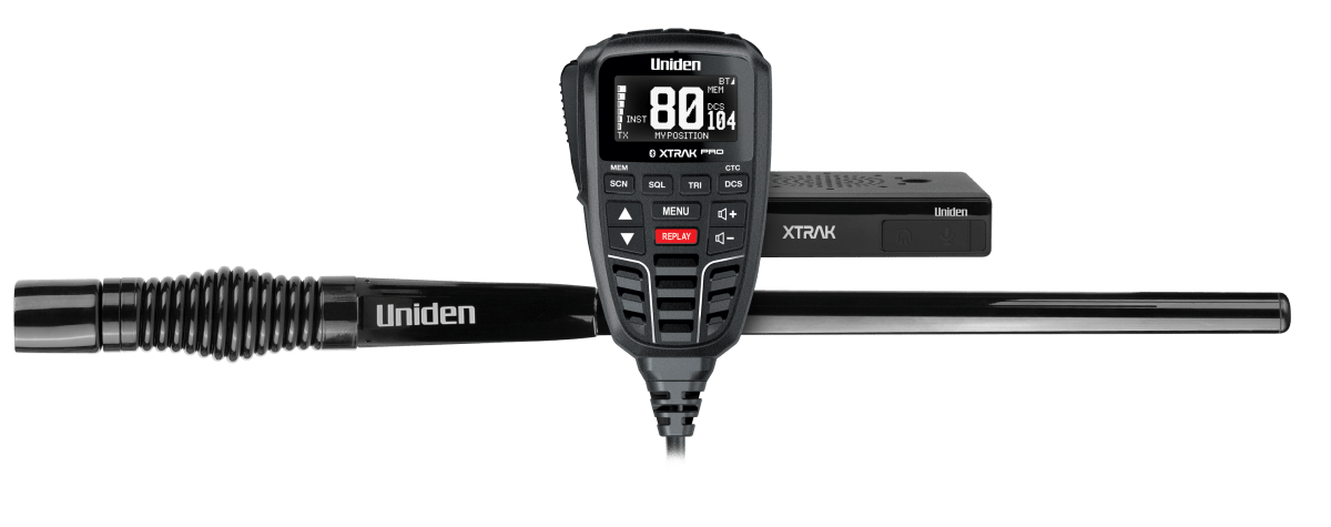 UNIDEN - XTRAK 80 Pro - 4x4 Pack with ATX970S Antenna - Uniden - XTRAK-80PRO-4X4PACK -Caravan World