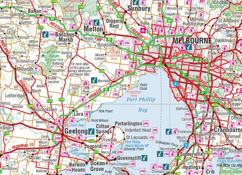 Victoria Handy Map - Hema Maps - Maps - 9781865009773 - Caravan World