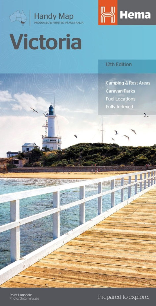Victoria Handy Map - Hema Maps - Maps - 9781865009773 - Caravan World