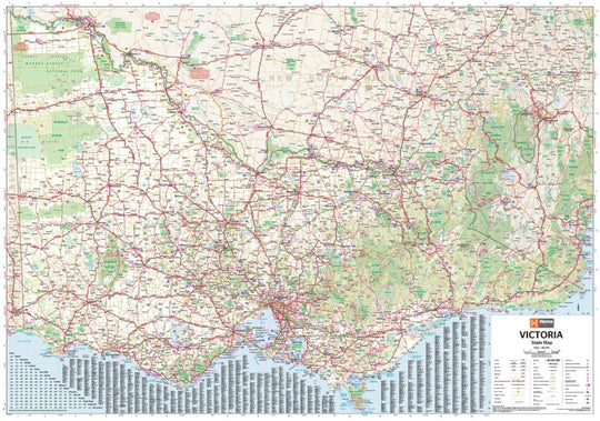 Victoria State Map - Hema Maps - Maps - 9781865009834 - Caravan World