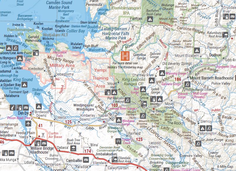 Western Australia Handy Map - Hema Maps - Maps - 9321438001560 - Caravan World