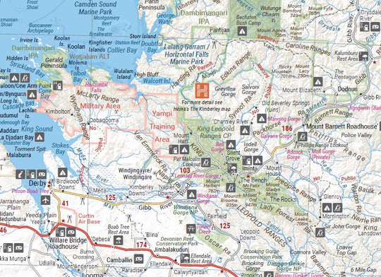 Western Australia Handy Map - Hema Maps - Maps - 9321438001560 - Caravan World