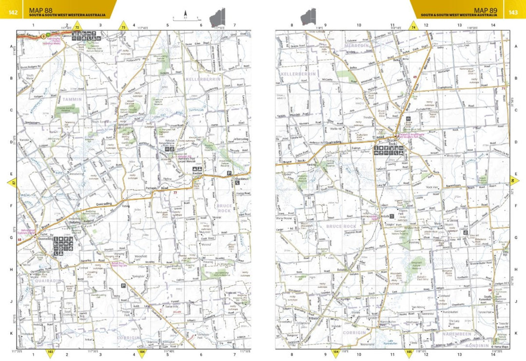 Western Australia Road & 4WD Track Atlas - Hema Maps - Books - 9781922668875 - Caravan World