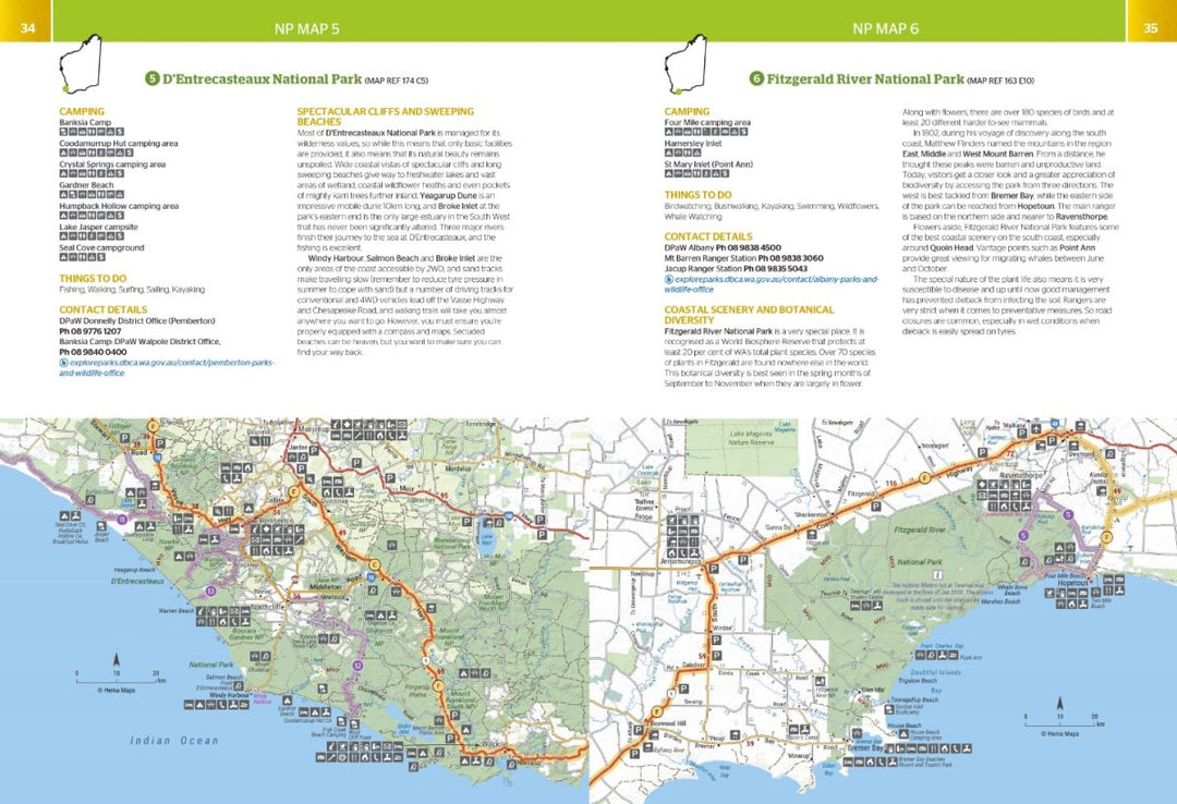 Western Australia Road & 4WD Track Atlas - Hema Maps - Books - 9781922668875 - Caravan World