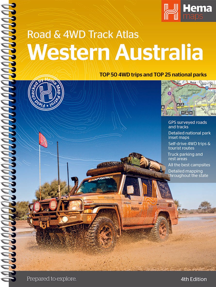 Western Australia Road & 4WD Track Atlas - Hema Maps - Books - 9781922668875 - Caravan World