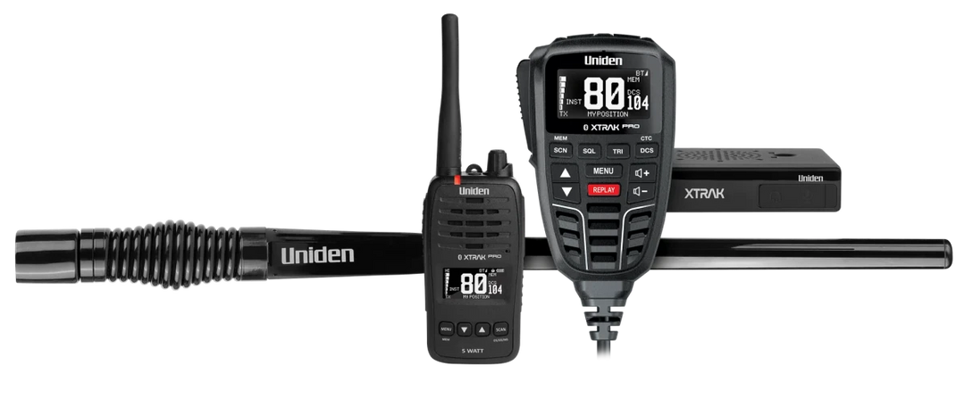 XTRAK 80 Pro Ultimate Pack - In Car & Handheld Bundle - Uniden - XTRAK-U -Caravan World