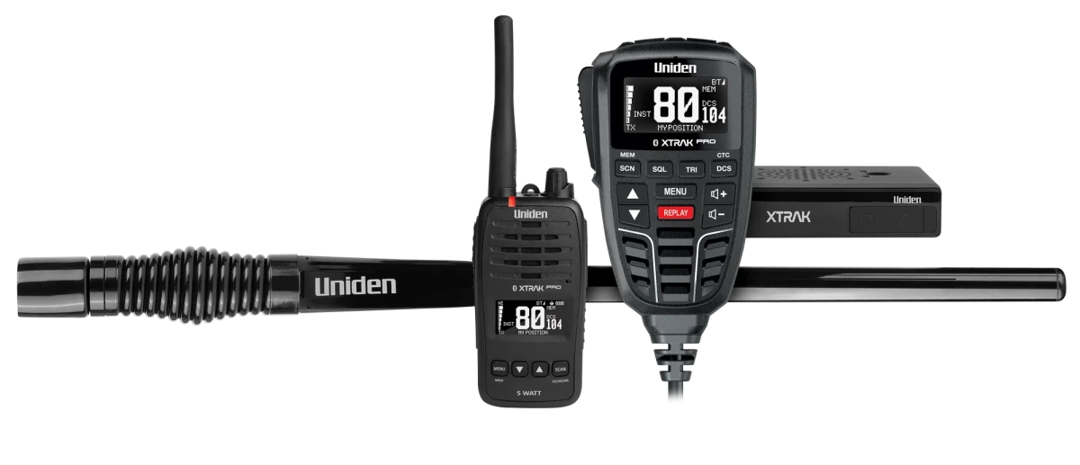 XTRAK 80 Pro Ultimate Pack - In Car & Handheld Bundle - Uniden - XTRAK-U -Caravan World