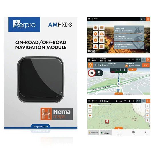 AMHXD3 - On-Road/Off-Road Navigation Module - Hema Maps - 9317114941800 -Caravan World Australia