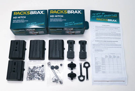 RACKS BRAX HD HITCH TRADESMAN II PACK 8162 - Racks Brax - HD HITCH TRADESMAN II PACK 8162 -Caravan World Australia